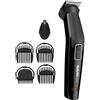 BABYLISS MT725E - Tondeuse multifonction 6 en 1 - Sans fil - 60min dautonomie - 2 accessoires interchangeables - Tetes lavables