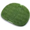 CORATED Grande Tappetino Scrub Piedi per Doccia e Vasca (Spuma D'avocado) | Silicone igienico con ventose antiscivolo. Esfolia, massaggia, pulisce senza chinarsi. Facile da lavare e appendere.