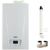 Baxi CALDAIA BAXI LUNA COMPACT 24 KW A CONDENSAZIONE CAMERA STAGNA METANO/GPL A7865413 + KIT FUMI OMAGGIO