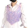 Generisch Corsetto sexy da donna con lacci, stile vintage, gotico, tenuta tridimensionale senza premere il petto, taglie forti, in raso floreale, corsetto Oktoberfest, Halloween, shapewear