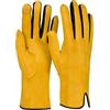 styleBREAKER Guanti touchscreen donna a contrasto | Guanti touch screen con fibre conduttive, interno in pile, vestibilità elastica per mani 16-21 cm.