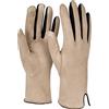 styleBREAKER Guanti touchscreen donna a contrasto | Guanti touch screen con fibre conduttive, interno in pile, vestibilità elastica per mani 16-21 cm.