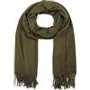 styleBREAKER Sciarpa unisex in viscosa con frange | Sciarpa 70x182 cm, versatile e calda per linverno, ideale anche come scialle.