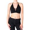 PANASIAM Top Bikini Splice - Croptop Triangolo Sexy, Costumi da Bagno Donna, Top Costume da Bagno, Top da Nuoto con Halter - Estate, Festa in Spiaggia