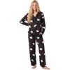 Get Trend Sanrio Hello Kitty Pigiama Donna Invernale Lungo, Due Pezzi, S-2XL