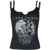 Sleep Token Take Me Back To Eden Donna Top Nero 95% Viscosa, 5% elasthane Slim