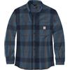 Carhartt Rugged Flex Relaxed Fit Midweight Flannel Long-Sleeve Plaid Shirt Camicia Scozzese a Maniche Lunghe in Flanella di Peso Medio Resistente e Flessibile Uomo