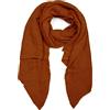 styleBREAKER Sciarpa Donna Asimmetrica in Viscosa Tinta Unita | Foulard in fibra naturale 100% per autunno e inverno, versatile come ampia stola scaldaspalle.