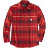 Carhartt Rugged Flex Relaxed Fit Midweight Flannel Long-Sleeve Plaid Shirt Camicia Scozzese a Maniche Lunghe in Flanella di Peso Medio Resistente e Flessibile Uomo