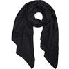 styleBREAKER Sciarpa Donna Asimmetrica in Viscosa Tinta Unita | Foulard in fibra naturale 100% per autunno e inverno, versatile come ampia stola scaldaspalle.