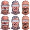 Homaskylynn Divertente Maschera da Sci Realistica per Uomo Anziano Stampa 3D Passamontagna Invernale Regali Copertura Viso Completa della Testa E Collo Adulti Snowboard Viaggi Foto Risate