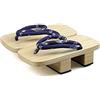 Black Sugar uomo Geta in Legno Grandi Tacchi Sandali Samurai in Legno Pantofole Giapponese Tacco 5cm Casa Outlet Costume Cosplay Vestito Giapponese M(37/39) L(40/41) XL(42/44) XXL(45/46)