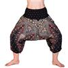PANASIAM Pantaloni Aladino 3/4 Donna & Ragazza - Pantaloni Yoga | 100% viscosa, tinta unita & fantasia, lunghezza 3/4 in base all'altezza donna, più lunghi sulle ragazze (ca. 10-14 anni)