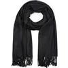 styleBREAKER Sciarpa unisex in viscosa con frange | Sciarpa 70x182 cm, versatile e calda per linverno, ideale anche come scialle.