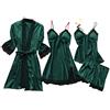 Generic Perizoma Donna Seducente Completini Sexydonna Hot Donne Abito di Seta Robe Sleepwear Pajamas Set Lace Nightdress Lingerie Completi Lingerie Donna Lengeria Intima Hot