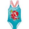 Disney The Little Mermaid - Costume intero ufficiale da bambina, con Ariel, colore: acqua, età 18 mesi - 8 anni