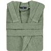 Navigare Accappatoio Cotone con Cappuccio Cintura e Tasche | Microspugna 100% Cotone di Alta Qualità, Ultra Morbido, Leggero e Super Assorbente, Unisex Uomo Donna Adulto Con Cappuccio