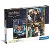 Clementoni - 3 Puzzle Harry Potter 500 Pezzi, per Adulti e Ragazzi | Illustrazione Harry Potter e Hogwarts, Idea Regalo, Made in Italy, 49x36 cm, 83905