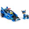 Paw Patrol, Veicolo Della Polizia Di Chase Tematizzato Il Super Film, 3+ | Uniforme Traslucida Illuminata, Luci Lampeggianti, Effetti Sonori, Dettagli Realistici, Design Fedele Al Film