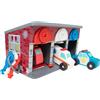 Melissa & Doug Garage con Chiavi e Veicoli da Soccorso, Set di Veicoli in Legno (Pompieri, Ambulanza, Polizia), Set da Gioco, Gioco di Ruolo, Regalo Bambini Bambine di 3, 4, 5, 6, 7 Anni