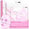CiAIplw PDRN Pink Collagen Jelly Gel Mask with Salmon DNA, 6 Pezzi | Maschera Viso Notturna in Idrogel, Idratante e Rimpolpante, Minimizza i Pori e Migliora l'Elasticità, Effetto Rassodante