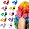 Kuvarix Gessetti Colorati per Capelli, 10 Colore Capelli Temporaneo, Lavabile Lacca Colorata per Capelli per Feste, Carnevale, Halloween, Natale e Cosplay DIY