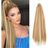 JJstar Coda Capelli Extension 70 cm Liscia, Clip e Fascia Avvolgente, 130 g | Coda liscia sintetica da 70 cm e 130 g, con clip e fascia avvolgente per aggiungere più lunghezza e volume in pochi passaggi.