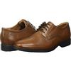 Clarks Tilden Plain, Scarpe con lacci Uomo, Dark Tan Lea 350, 41 EU