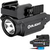 OLIGHT Baldr RL Mini Torcia a Binario 600 Lumen Ricaricabile USB, Doppio LED Bianco/Rosso, Montaggio Magnetico su Picatinny/GL, per Escursionismo, Difesa e Utilizzo Notturno