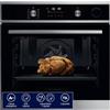 Electrolux LOP6S46X2 Forno Incasso 72 L, Pirolitico, Cottura Multilivello | 72 litri, pulizia pirolitica, cottura multilivello con terzo elemento riscaldante; forno da incasso nero multifunzione