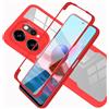 LXHGrowH Cover per OPPO Reno 14 5G 360 Gradi Antiurto Rosso | Custodia Anti-graffio con Transparente dell Schermo Integrata Protezione, Ibrida 360° Full Body Anti-shock Protettiva Case