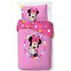 Jay Franco Disney Topolina Rosa 100% Cotone Set Copripiumino Singolo - Include Federa 50 x 70 cm