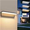 SANSHI 30W applique da parete esterno/interno,3000K/4000K/6500K,antracite | IP65 Impermeabile,corpo in alluminio,LED lampada da parete per terrazza,giardino,balcone,ingresso