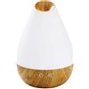 Promed Diffusore di Aromi Al-1300 Ws da 1300 Ml, Umidificatore ad Ultrasuoni da 1, 3 Litri, per Ambienti, Lampada Aromatica Elettrica, Design in Legno con 7 Colori, 16.3 X 28.2 X 16.3 Cm