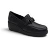 Melluso Mocassino da Donna in Pelle con Zeppa, K55301
