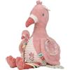 Little Dutch Activity - Peluche a forma di fenicottero, per bambini dalla nascita, Safari Friends, rosa, 33 cm