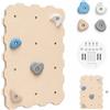 MAMOI® Parete da Arrampicata per Bambini da Interno - Pannelli in Legno con Prese, Struttura per Arrampicata per Cameretta, Kit di Montaggio Incluso