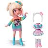 Hello Kitty Manga Fashion Unicorns, bambola giapponese alla moda con outfit extra, figura da 19,5 cm con 15 punti di articolazione e accessori, +4, Famosa (HKTF2000)