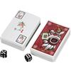 Générique Carte Da Di Piastrelle Mahjong | 144 pezzi di carte da gioco da poker per serate a casa, campeggio, riunioni familiari, vacanze,