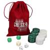 Chessgammon Backgammon Pieces Acrilico Verde Perla 36 mm