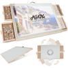 ALL4JIG Tavola puzzle 2 in 1, inclinabile e girevole, per adulti, in legno, con 4 cassetti, tavolo puzzle portatile con Lazy Susan e copertura, per 2000 pezzi