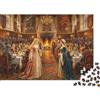 DAFUfbw Sala Banchetto Reale Puzzle per Anziani 1000Pc Carta Riciclabile Festa Medievale Puzzle per Adulti Interessanti Accessori Gioco Famiglia Accessori Gioco Festa Casa 52x38cm/1000pcs