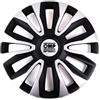 OCC MOTOR SPORT OMP SPEED SET 4 COPRICERCHI MOD. MAGNUM NERO/ARGENTO 13 POLLICI