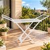 MA MAISON Stendino in Resina 20 m 173x53x113 cm per Esterno | Telaio 100% resina anticorrosione, resistente a raggi UV e acqua, struttura robusta che non arrugginisce.