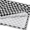 PH PandaHall 1x1.6m Tessuto a Quadri Bianco e Nero Tessuto di Cotone al Metro, Tessuti a Quadri per Quilting Cucito Decorazione per la Casa Tovaglie Tende Abiti Fai Da Te
