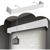 Blazea Binario per Tende Cornice per Tende a Rullo da Parete, Copri-Asta per Tende Decorativo, Pannello di Mantovana per Tende Bianco per Soggiorno e Camera da Letto(2m (6.6ft))