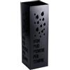 SICIGNANO CASALINGHI Portaombrelli in Ferro Traforato 16x16x49 cm, Non Può Piovere Per Sempre | 4 Colori Assortiti, Struttura a Torre, Per Interni e Uffici, Design Moderno, Uso da Pavimento