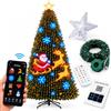 Generico Smart Christmas Tree Lights, 400 LED App-Controlled Lights, 6.56 FT | 400 addressable LEDs and 200+ patterns let you customize colors, animations, brightness, and holiday effects from your phone.