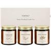 YMing Set Regalo 3 Candele Profumate da 120 g, Candela Profumata Inverno Cera Soia-Cocco, 90 Ore, Abete Cedro, Cannella Arancia, Cedro Sandalo, Casa Accogliente in Autunno e Inverno Regalo di Natale