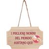My Custom Style targhetta Legno #Casa Nonni#Rettangolare C 20x12